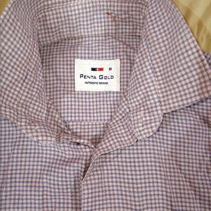 Check Cotton Shirt For Man