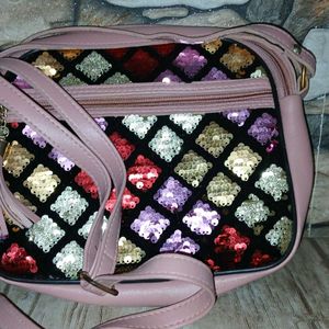 Multi Coloured Sling Bag