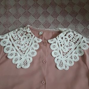 Pink korean style top 💖