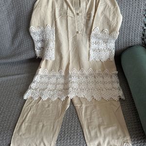 Brand New Beige Co-ord Set