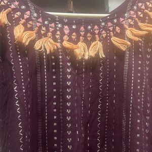 Mirror Neckwork Kaftan