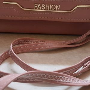 pink fancy sling bag