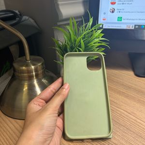 Green Iphone 11 Case With Wallet Attached