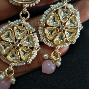 Light Pink Colour Earrings