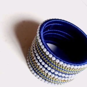 Silk Thread Bangels Set