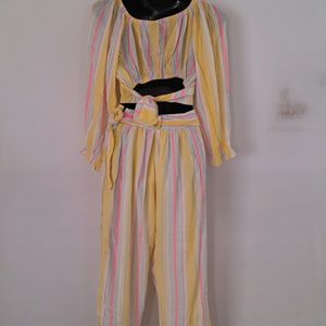 Multi Color Stripes Co-Ords (Women's)