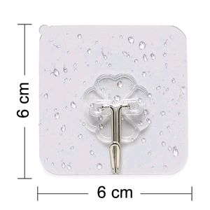 10Pcs Self Adhesive Heavy Waterproof Sticky Hooks