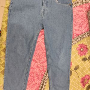 Blue Colour Jeans For Women And Girls