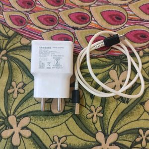 Samsung 15w Charger With  Type -C cable