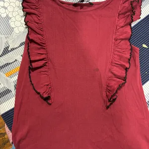 Maroon Veromoda Top