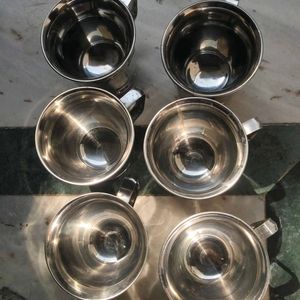 Steel Tea Cup Set