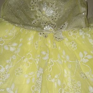 1 Year Girl Yellow Frock