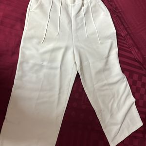 White Formal Trousers