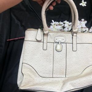 Guess Ostrich leather handbag