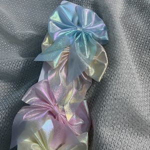 Beautiful Shimmer Bow Clips