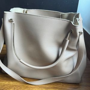 Like New Beige Lapis Lupo Bag