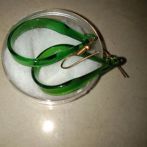 Green Colour Earrings