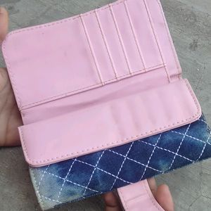 Jeans Wallet For Women