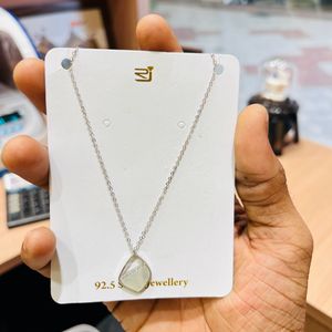 pure 925 silver chain with pendent