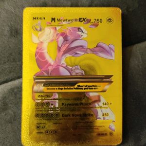 Mewtwo Ex Golden Card