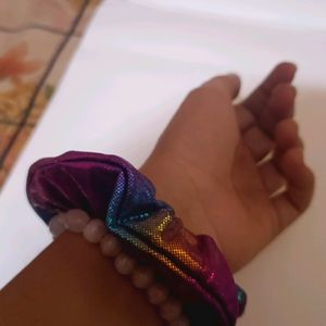 Rainbow Scrunchie