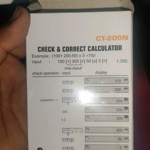 CT-200N ELECTRONIC CALCULATOR