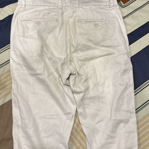 United Colors Of Benneton White Chinos SmartFormal