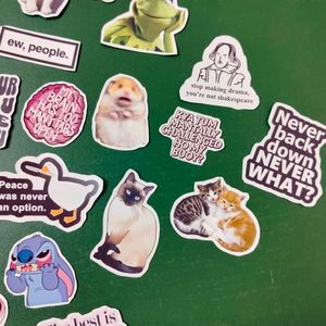 Aesthetic Stickers For Laptop (Set Of 35)