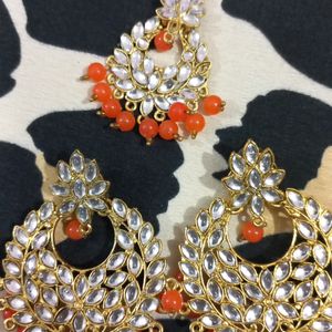 Earrings With Mangtika