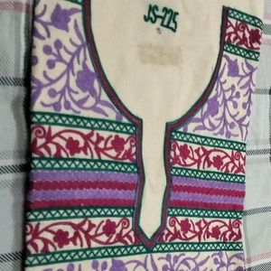 Unstitched Suit With Dupatta