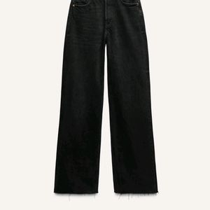 Zara Charcoal Straight Leg Jeans