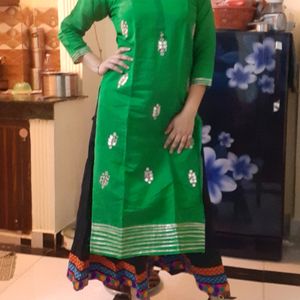 Party Wear Straight Kurti