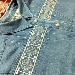 Cropped Denim Jacket