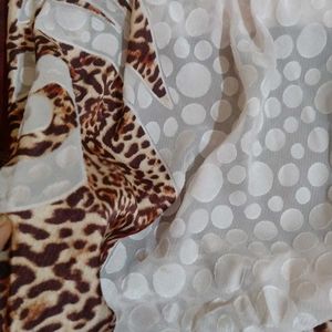 Leopard Print Chiffon Hijaab/Scarf