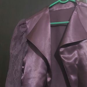 Custome Made Italin Satin Blazer