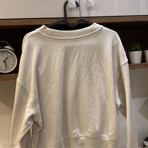 White & Brown sweatshirt