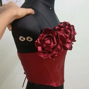 Unique Rose Corset Top