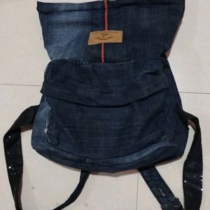 Denim Jeans College Bag