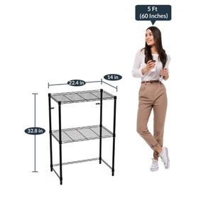 2 Shelf Metal Kitchen Rack Microwave Oven Stand