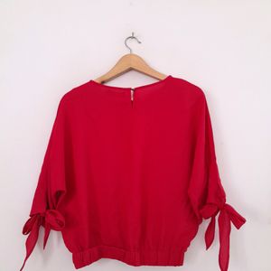 Sassafras Red Casual Top (Women's)