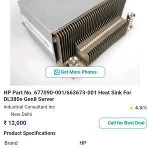 Hp HeAt Sink for Server