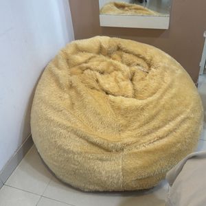 Cute Furry Prefilled Bean Bag