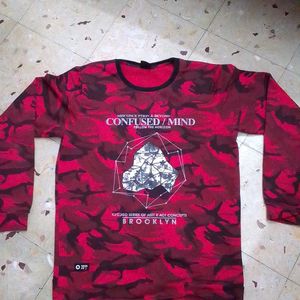 Red Camouflage Tshirt