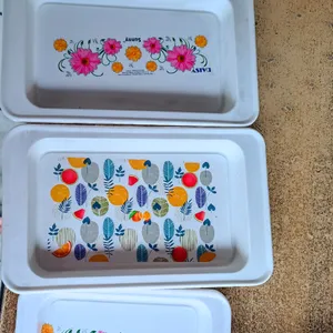 Combo Of 3 Tray Set For Home