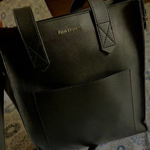 New fastrack black laptop/hand bag