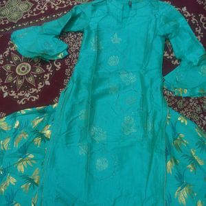 Party Wear Kurti Lehenga Dupatta