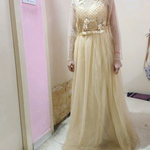 Golden Party Gown