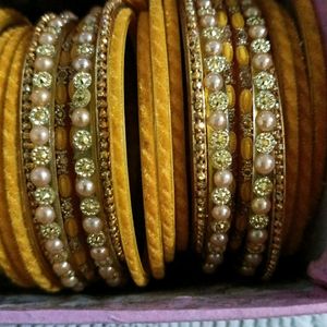 New Yellow Bangles Set