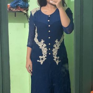 Blue Kurti Only