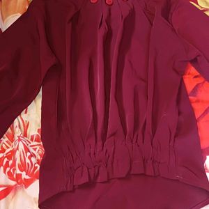 Maroon Top